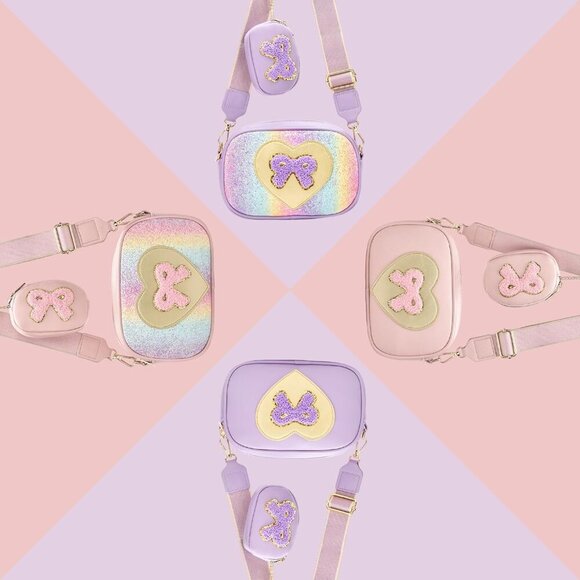 Girls Purse for Kids Small Crossbody Bag Gift Toddler Wallet Jewelry - Picture 9 of 9